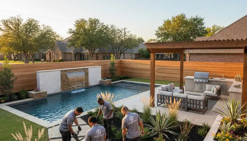 Dallas TX landscaping service by Landscaping in Dallas for residential and commercial outdoor care