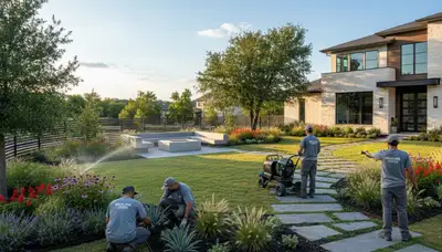 Dallas TX landscaping service for residential and commercial property maintenance