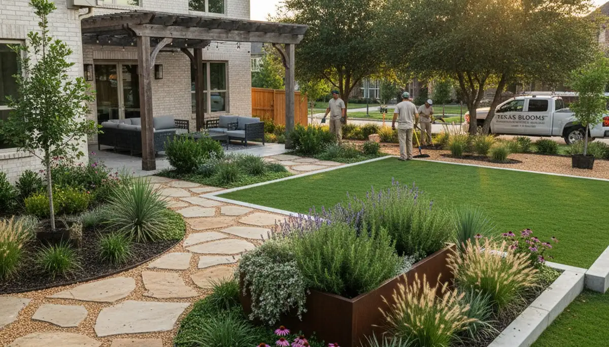 Landscaping service in Dallas, TX for residential yard maintenance and outdoor property care