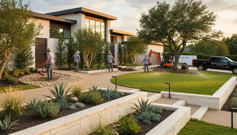 Dallas, TX landscaping service for residential and commercial outdoor maintenance
