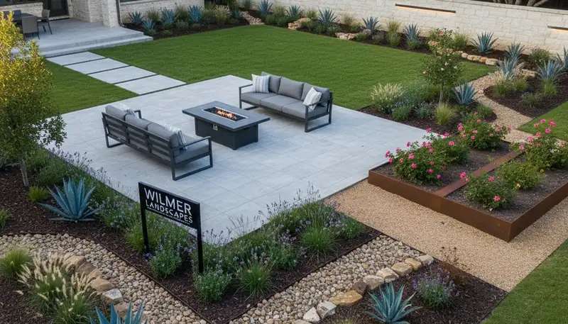 Dallas TX landscaping team providing professional landscape design and maintenance services